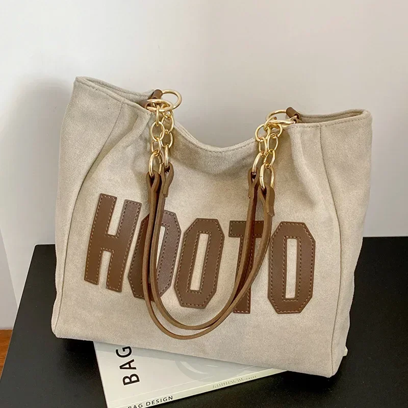단색 숄더백, 트렌디한 레터링 토트백, 여성용 캔버스  - Women Hand Bags For Office 리뷰 및 가격
