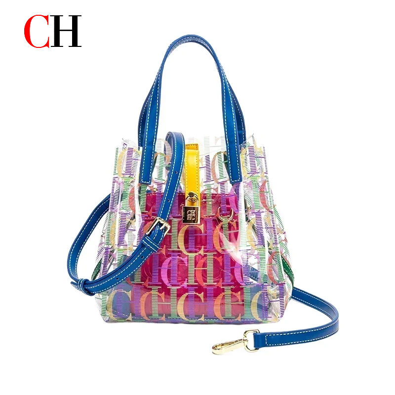 CH 여성용 PVC 투명 토트백, 다채로운 색상의 레터 - Women'S Bags Handbags 리뷰 및 가격